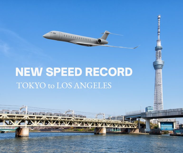 Phenix Jet Cayman Sets New World Speed Record Between Tokyo and Los Angeles