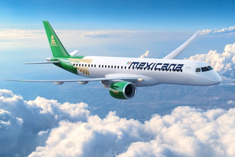 Mexican State Airline Mexicana de Aviación Orders 20 Embraer Jets