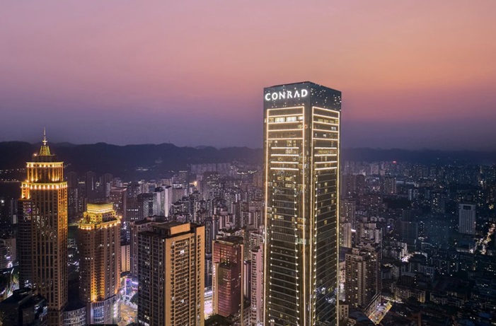 Hilton Opens its First Conrad Hotels & Resorts Property in Chongqing