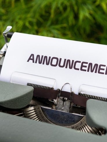 announcement image courtesy of Markus Winkler from Pixabay